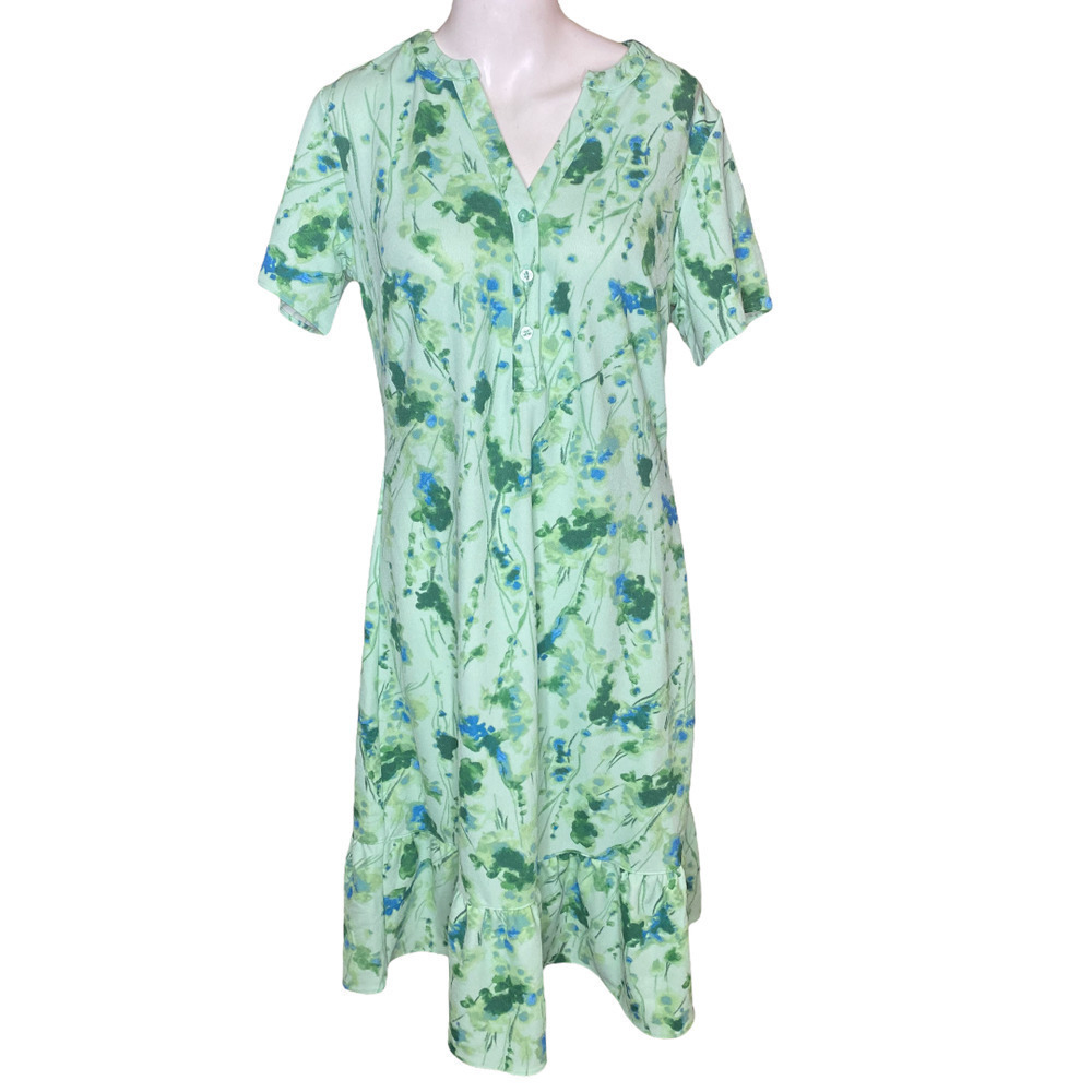 Isaac Mizrahi Dress Printed Pebble Dress Size M